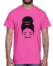 Aquarius Woman- aquarius- Cotton Tee