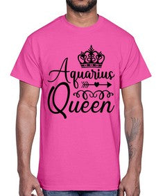 Aquarius queen 74#- aquarius- Cotton Tee