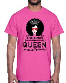 Aquarius queen 75#- aquarius- Cotton Tee