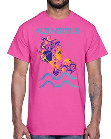 AquariusZodiac 76#- aquarius- Cotton Tee