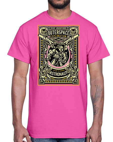 Astronaut Outerspace Exploration 36#- space- Cotton Tee