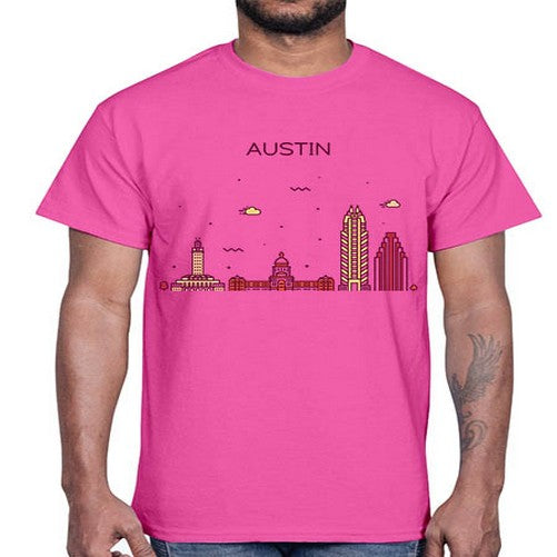 AustinTX 382#- cities- Cotton Tee