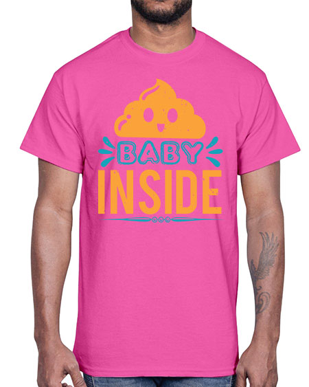 Baby Inside Style 26#- baby shower- Cotton Tee