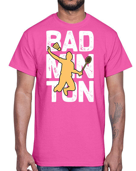 Bad 1452#- badminton- Cotton Tee
