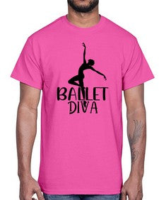 Ballet diva 69#- ballet- Cotton Tee