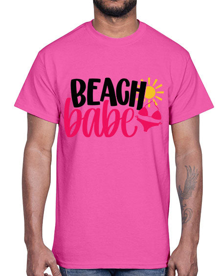Beach Babe Style 52#- summer- Cotton Tee