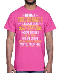 Being a Programmer 3#- computer- Cotton Tee