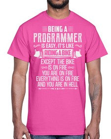 Being a Programmer 4#- computer- Cotton Tee