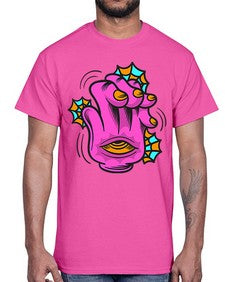 Bored high five 23#- cartoon general- Cotton Tee