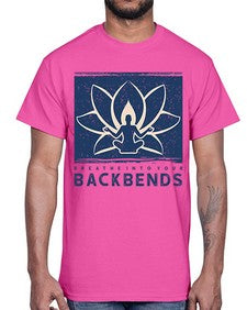 Breathe into Your Backbends 182#- yoga- Cotton Tee