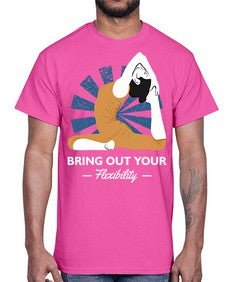 Bring Out Your Flexibility 185#- yoga- Cotton Tee