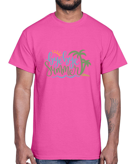 Bye bye summer 102#- summer- Cotton Tee