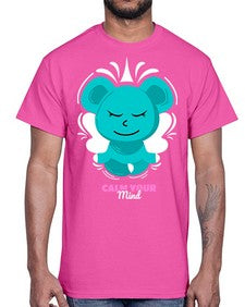 Calm Your Mind 189#- yoga- Cotton Tee