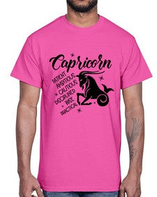 Capricorn 188#- capricorn- Cotton Tee