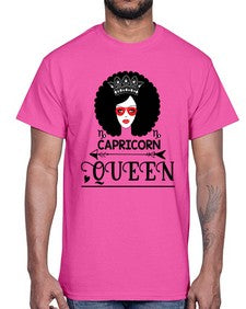Capricorn queen 197#- capricorn- Cotton Tee