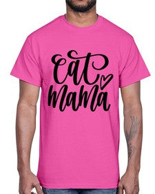 Cat Mama Style 83#- cats- Cotton Tee