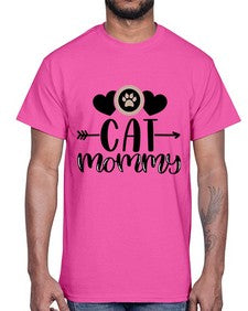 Cat Mommy Style 87#- cats- Cotton Tee