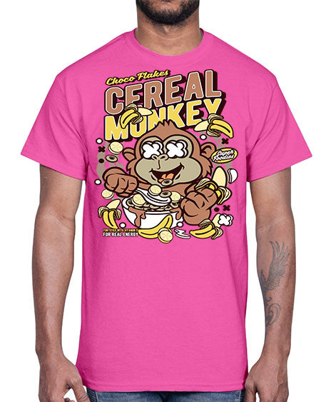 Cereal Monkey- monkey- Cotton Tee