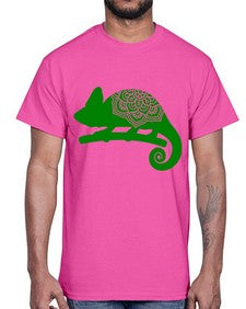 ChameleonMandala 326#- mandala- Cotton Tee