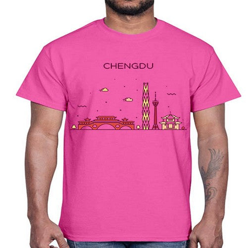 Chengdu 563#- cities- Cotton Tee