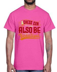 Chess can also be beautiful 65#- chess- Cotton Tee