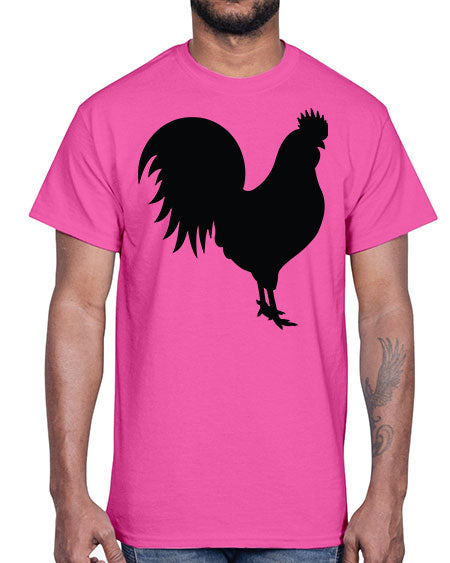 Chicken Silhouette 1#- chicken- Cotton Tee