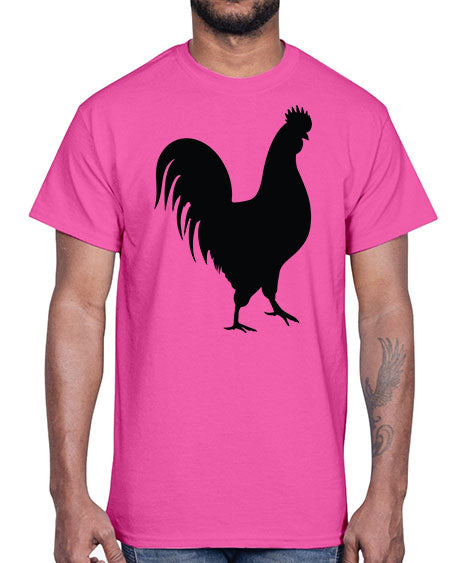 Chicken Silhouette 2#- chicken- Cotton Tee