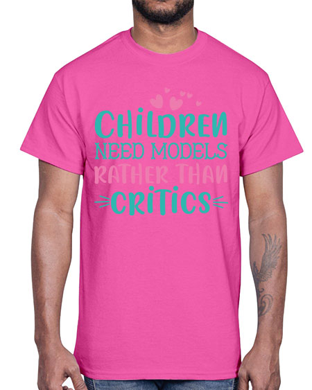 Children need models rather than critics Style 64#- kids- Cotton Tee