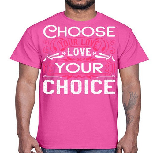 Choose your love Love your choice Style 4#- dogs- Cotton Tee