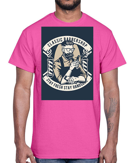Classic Barber Shop657#- barber- Cotton Tee