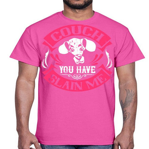 Couch You Have Slain Me Style 3#- dogs- Cotton Tee
