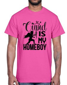Cupid Is My Homeboy 358#- funny- Cotton Tee
