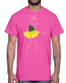 Cute ballet ballerino girls dancing ballet 83#- ballet- Cotton Tee