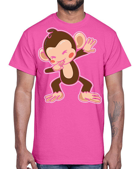 Dabbing Money 5#- monkey- Cotton Tee