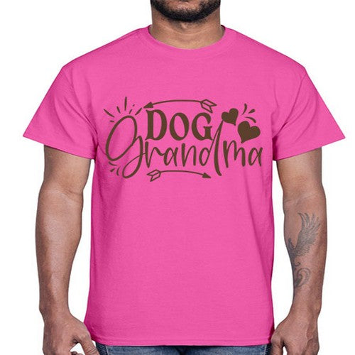 Dog Grandma Style 101#- dogs- Cotton Tee