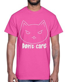 Dont Care- cats- Cotton Tee