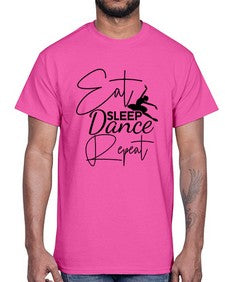 Eat sleep dance repeat 122#- ballet- Cotton Tee