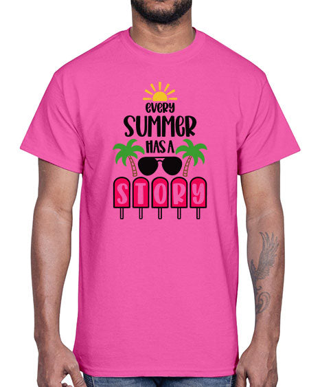 Every Summer Has A Story Style 46#- summer- Cotton Tee