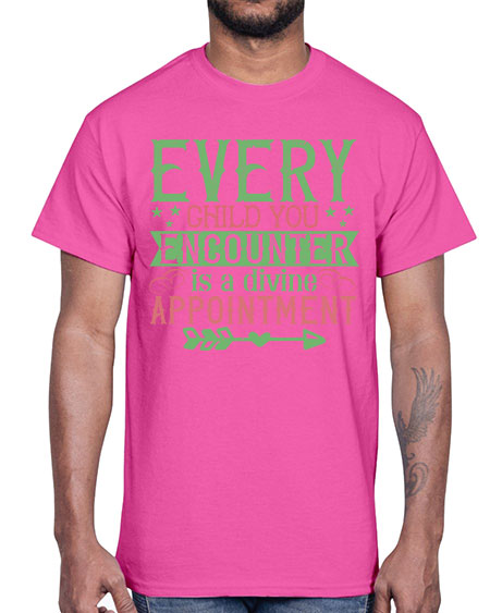 Every child you encounter is a divine appointment Style 76#- kids- Cotton Tee