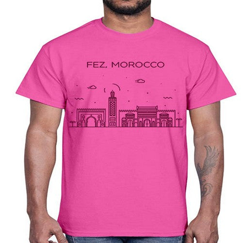 Fez 718#- cities- Cotton Tee