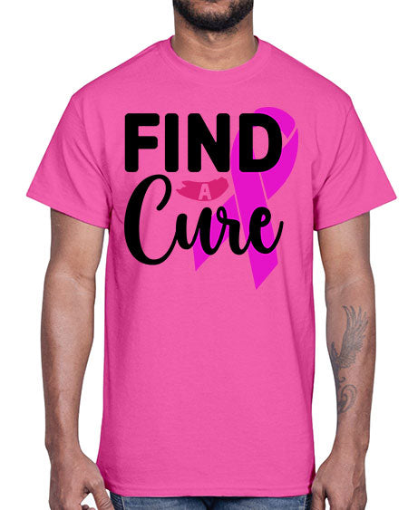 Find a Cure 26#- breast cancer- Cotton Tee