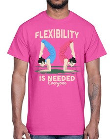 Flexibility is Needed 218#- yoga- Cotton Tee