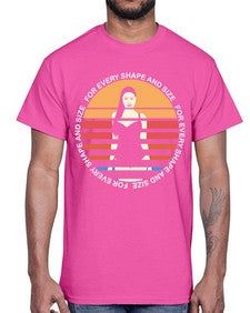 For Every Shape and Size 220#- yoga- Cotton Tee