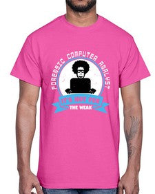 Forensic computer analyst 46#- computer- Cotton Tee