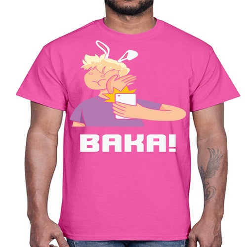 Funny Anime Baka Rabbit Slap Anime 228#- anime- Cotton Tee