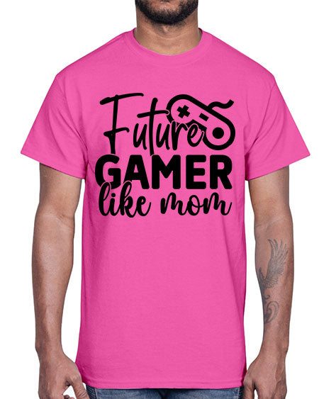 Future Gamer Like Mom 313#- kids- Cotton Tee