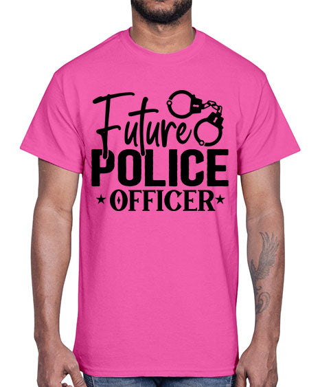 Future Police Officer 315#- kids- Cotton Tee