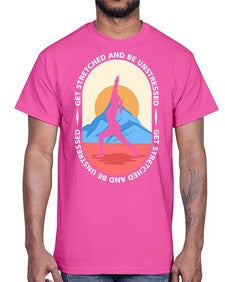 Get Stretched 225#- yoga- Cotton Tee