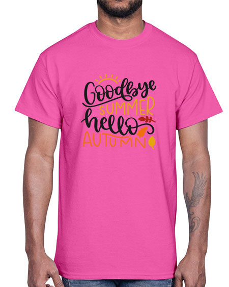 Goodbye summer hello autumn 99#- summer- Cotton Tee
