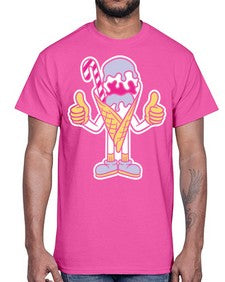 Have an ice day 138#- cartoon food- Cotton Tee
